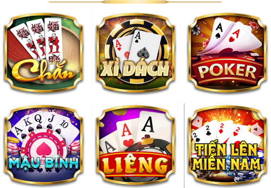 Sảnh game bài đa dạng các trò chơi truyền thống
